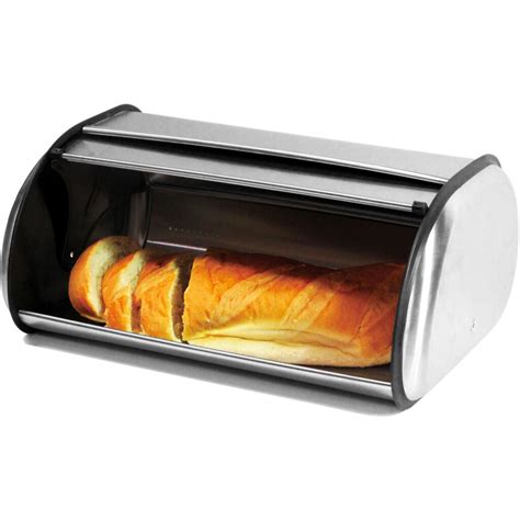 stainless steel bread box by imperial home|bread box sizes.